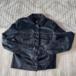 Kut from the Kloth Kara coated denim jacket S